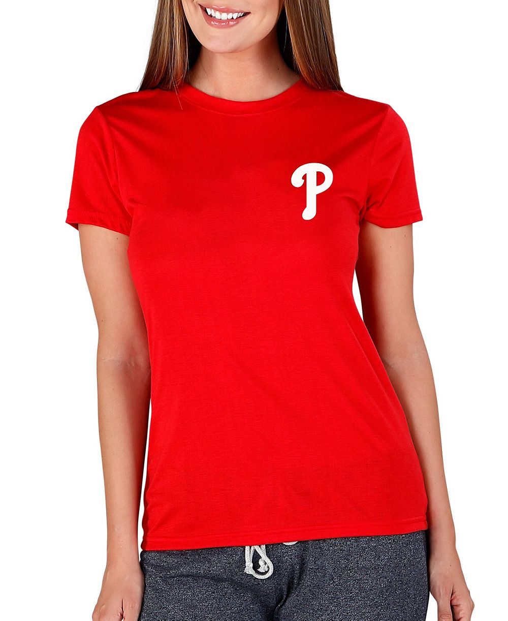 Concepts Sport Женский трикотажный топ Philadelphia Phillies Marathon Red