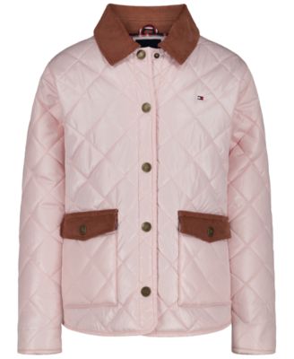Детская стеганая куртка Tommy Hilfiger для девочек