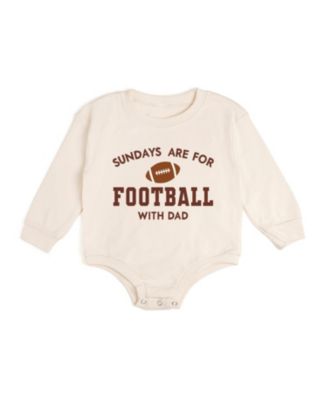 Sweet Wink Baby Boys Sundays Are For Football Long Sleeve Romper