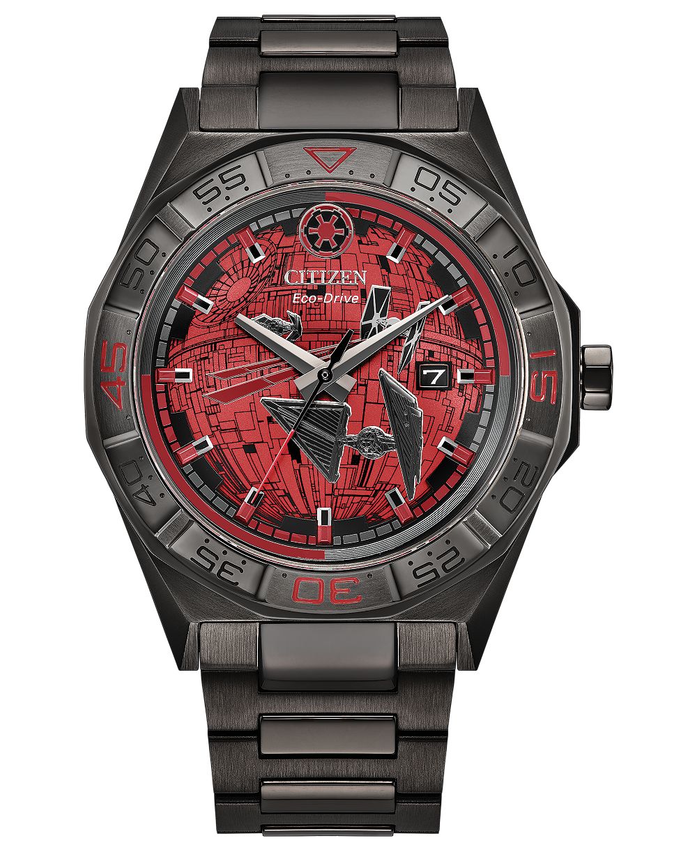 Citizen Men's Star Wars Imperial Battle Gray Stainless Steel Bracelet Watch 42mm