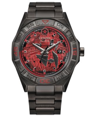 Мужские часы Citizen Star Wars Imperial Battle, стальной браслет, 42mm, серые