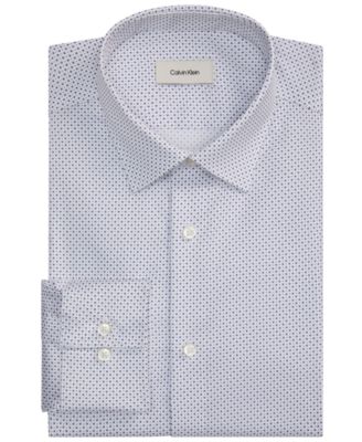 Мужская рубашка Calvin Klein Cotton Stretch Slim-Fit Dress Shirt