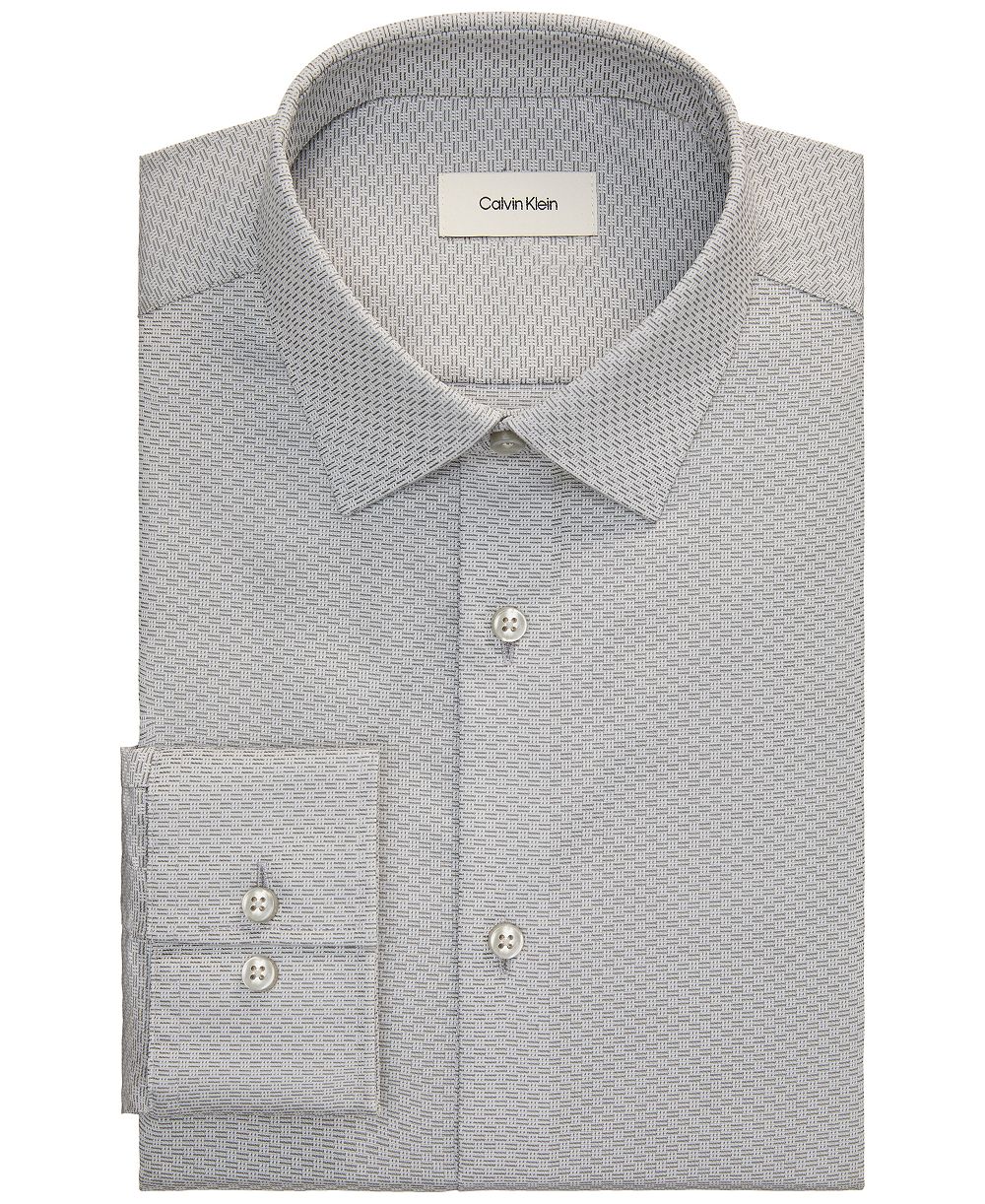 Calvin Klein Men's Refined Cotton Stretch Shirt