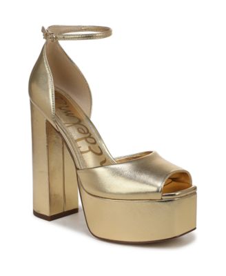 Amber Gold Patent Leather