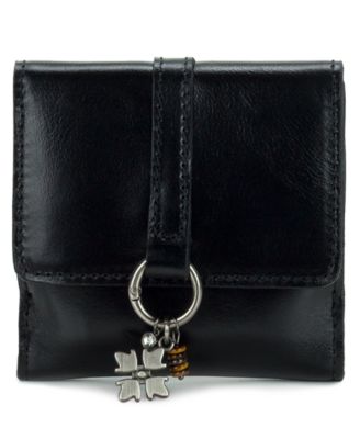 Patricia Nash Verla Boxed Full Grain Leather Trifold Wallet