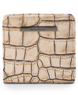 Brahmin Jane Leather Fossilized Shale Wallet