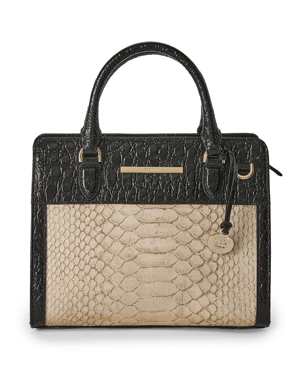 Brahmin Cami Multi Breckenridge Small Leather Satchel Bag