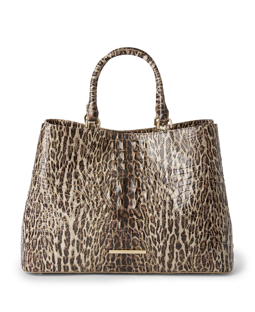 Brahmin Denise Melbourne Leather Carryall Extra-Large Satchel Bag