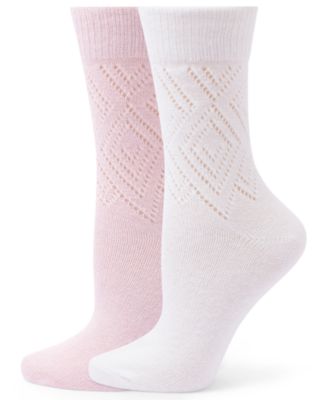 Hue женские носки Pointelle Argyle, упаковка 2 шт.