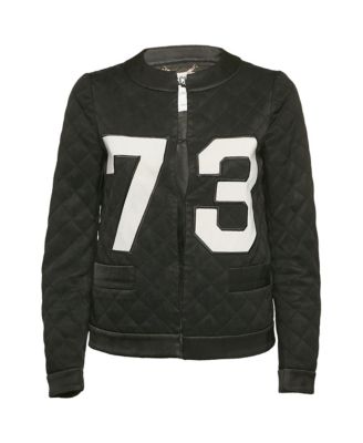 Pre-Owned Moschino Women's Couture Quilted Synthetic Jacket