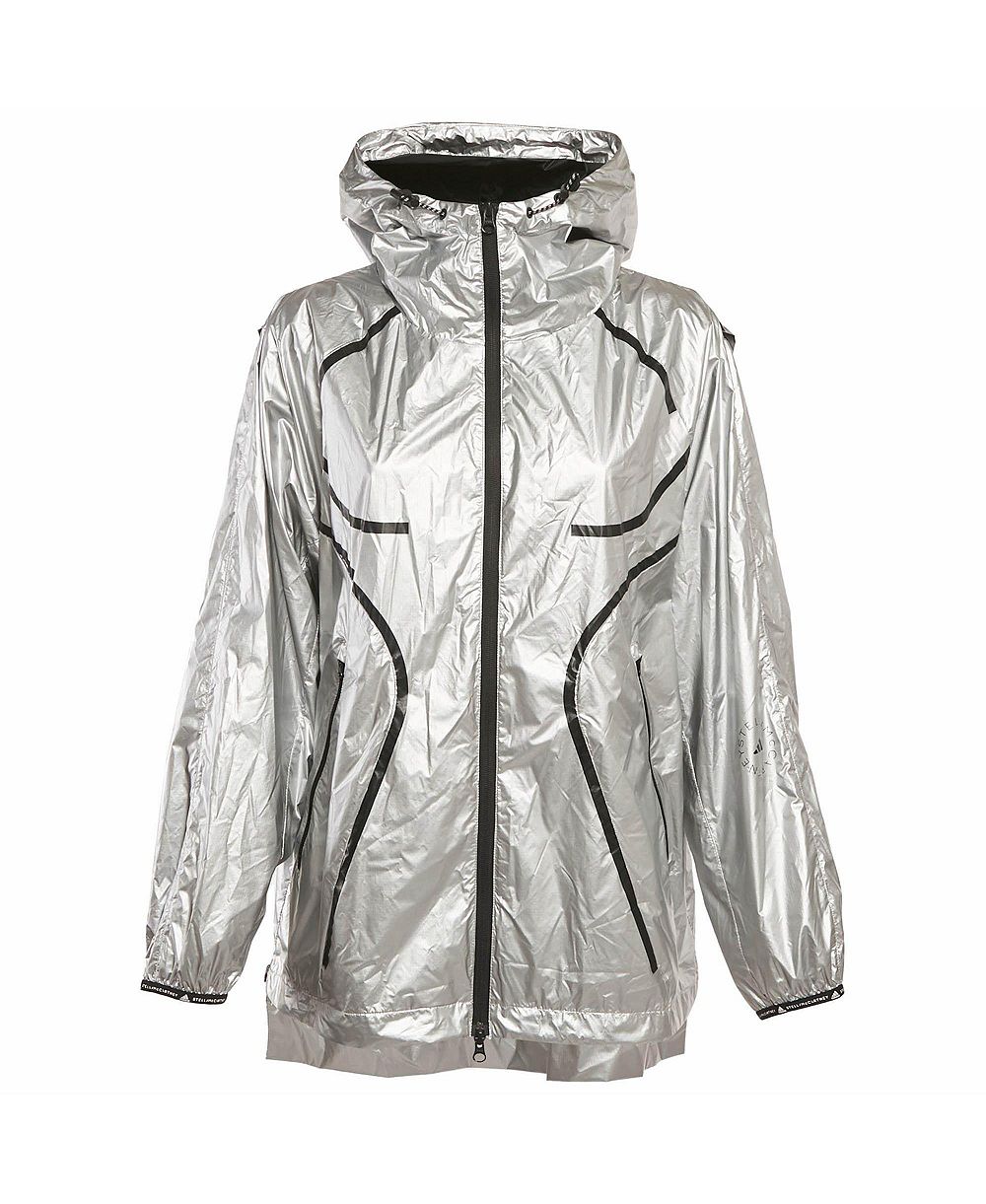 Pre-Owned Stella Mccartney Women's X Adidas Metallic Nylon Training Jacket