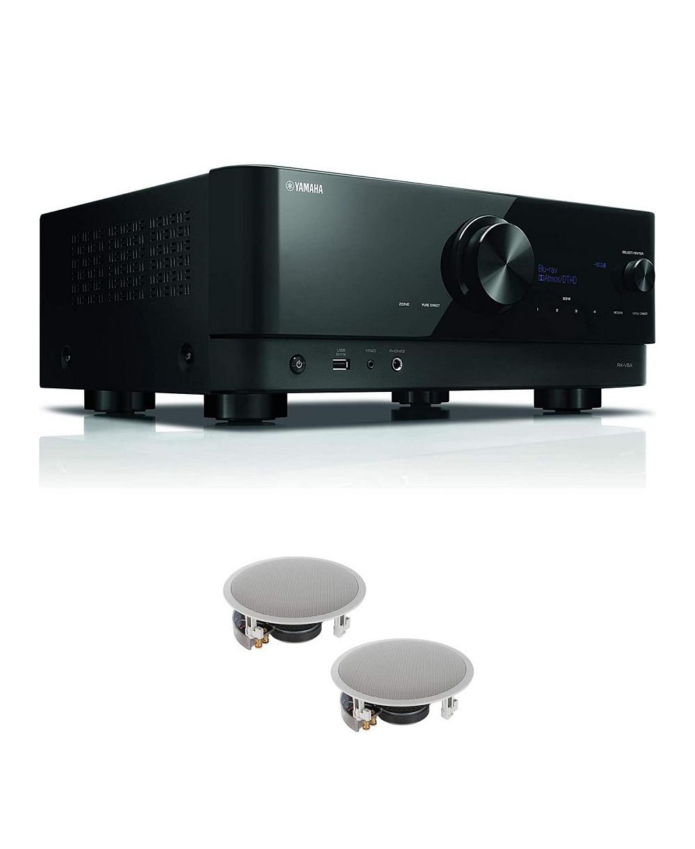 Yamaha RX-V6A 7.2 AV Receiver with In-Ceiling Speakers