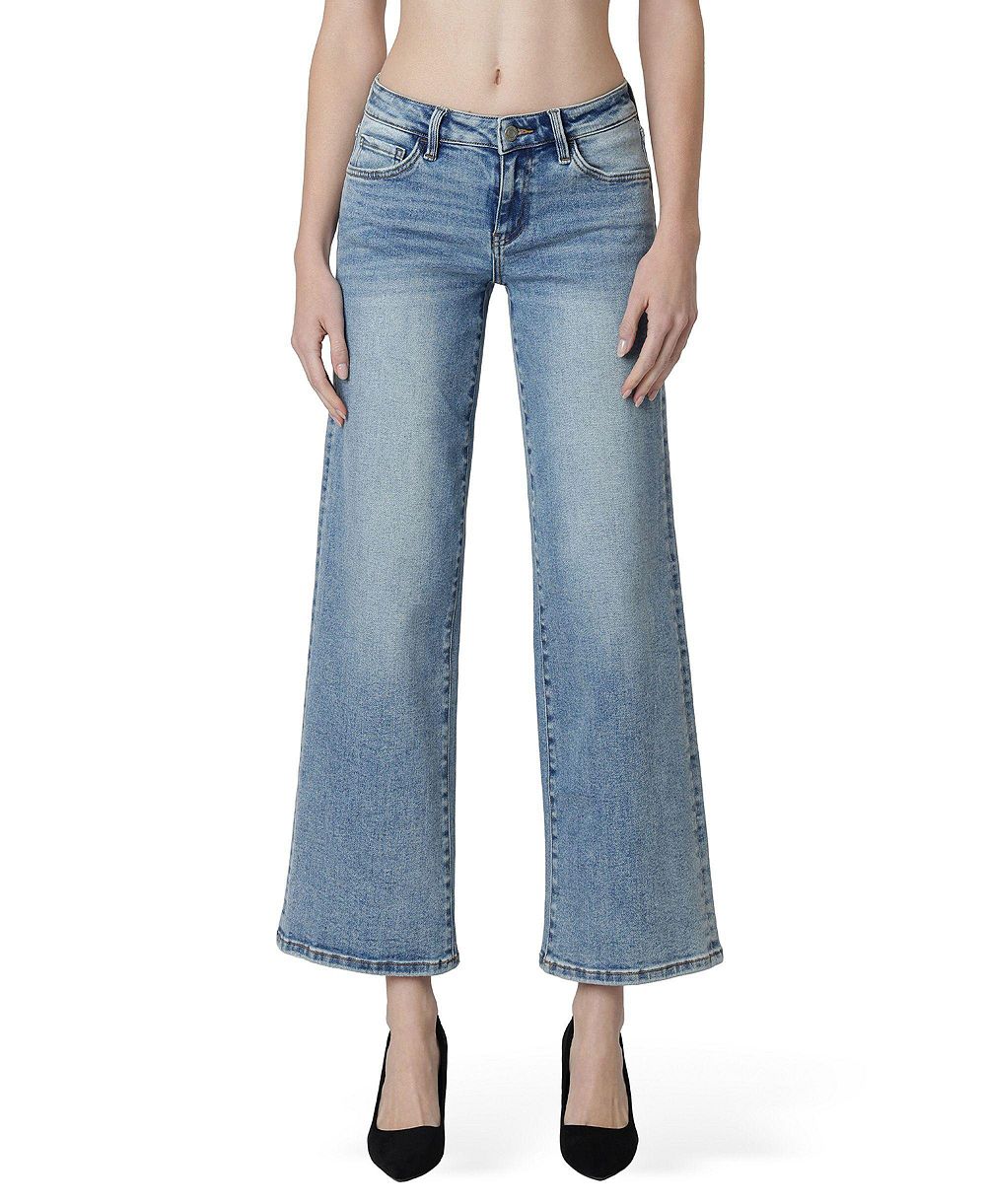 Vervet Women's Low Rise Wide Leg Jeans