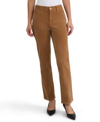Jones New York Petite Lexington Corduroy Straight Pants