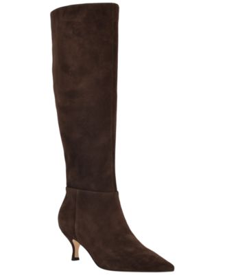 Женские ботфорты Nine West Somas на каблуке kitten heel