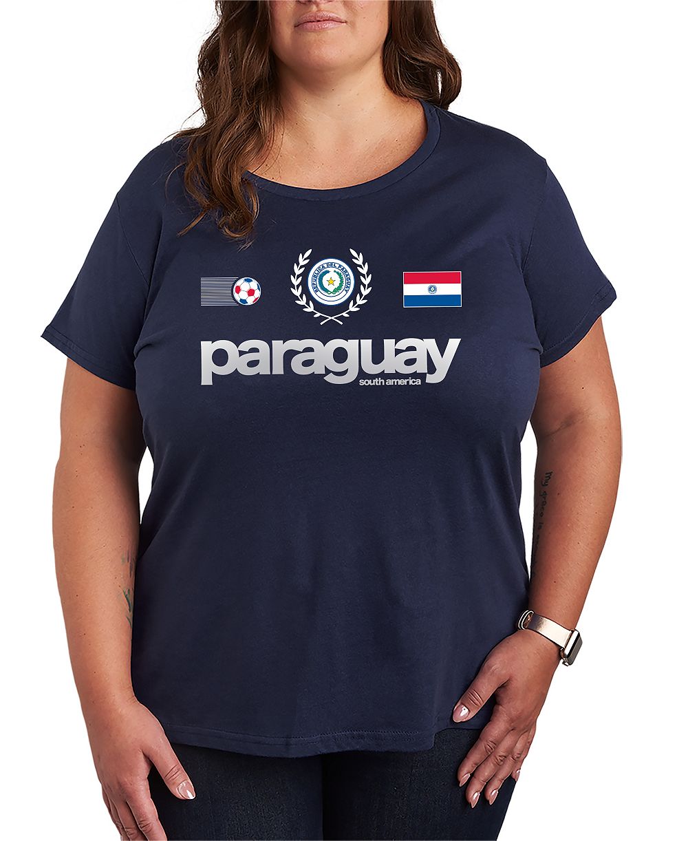 Мужская футболка Hybrid Apparel Plus Size Paraguay Soccer Graphic