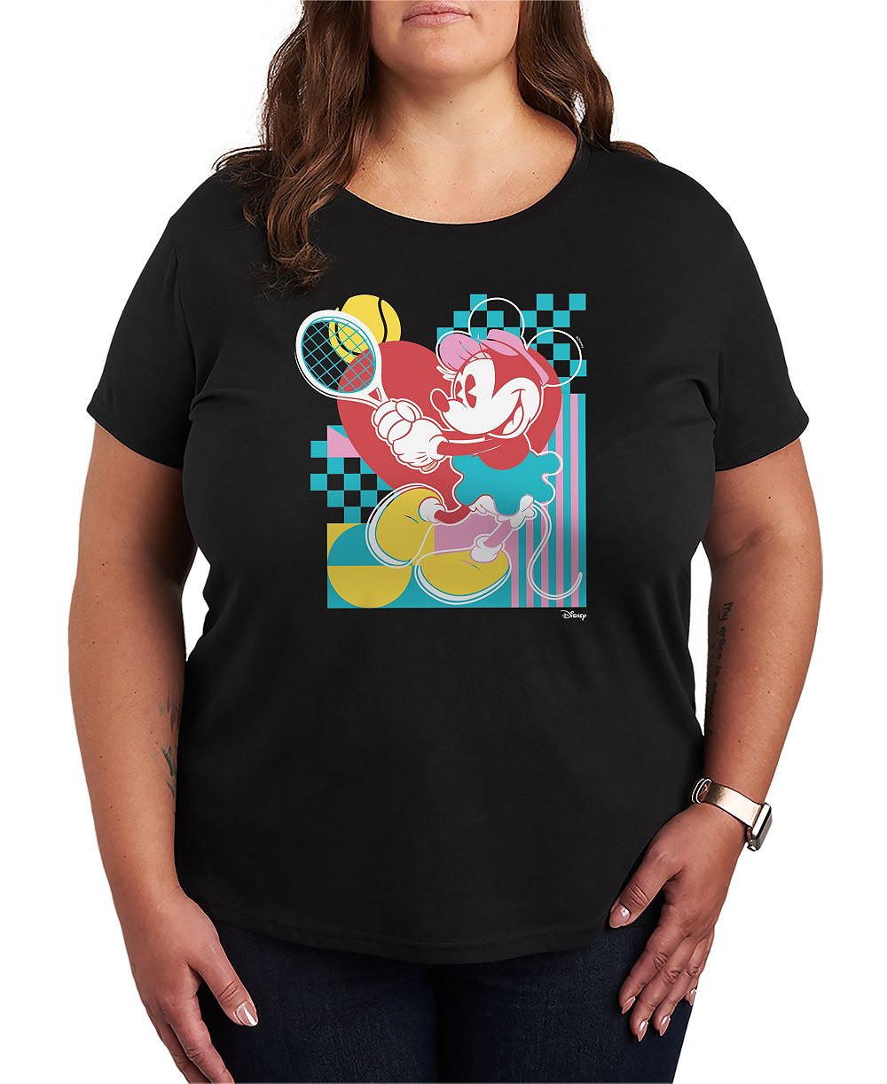 Женская футболка Hybrid Apparel Plus Size Minnie Tennis Graphic