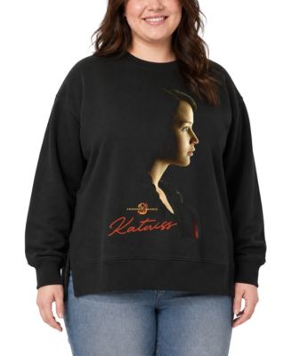 Hybrid Apparel Plus Size Katniss Portrait флисовый свитшот