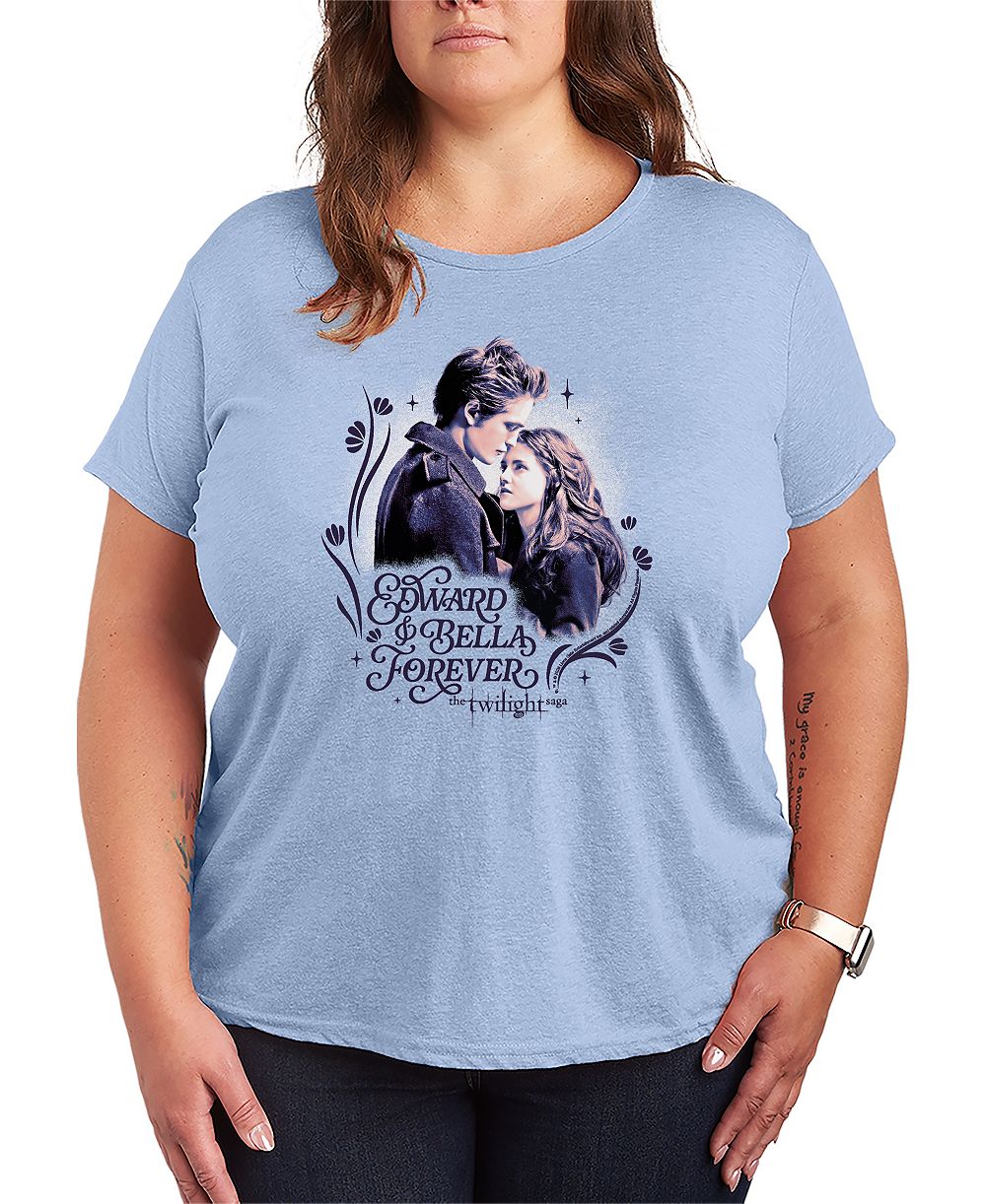 Приталенная футболка Hybrid Apparel Plus Size Twilight Edward and Bella с графическим принтом