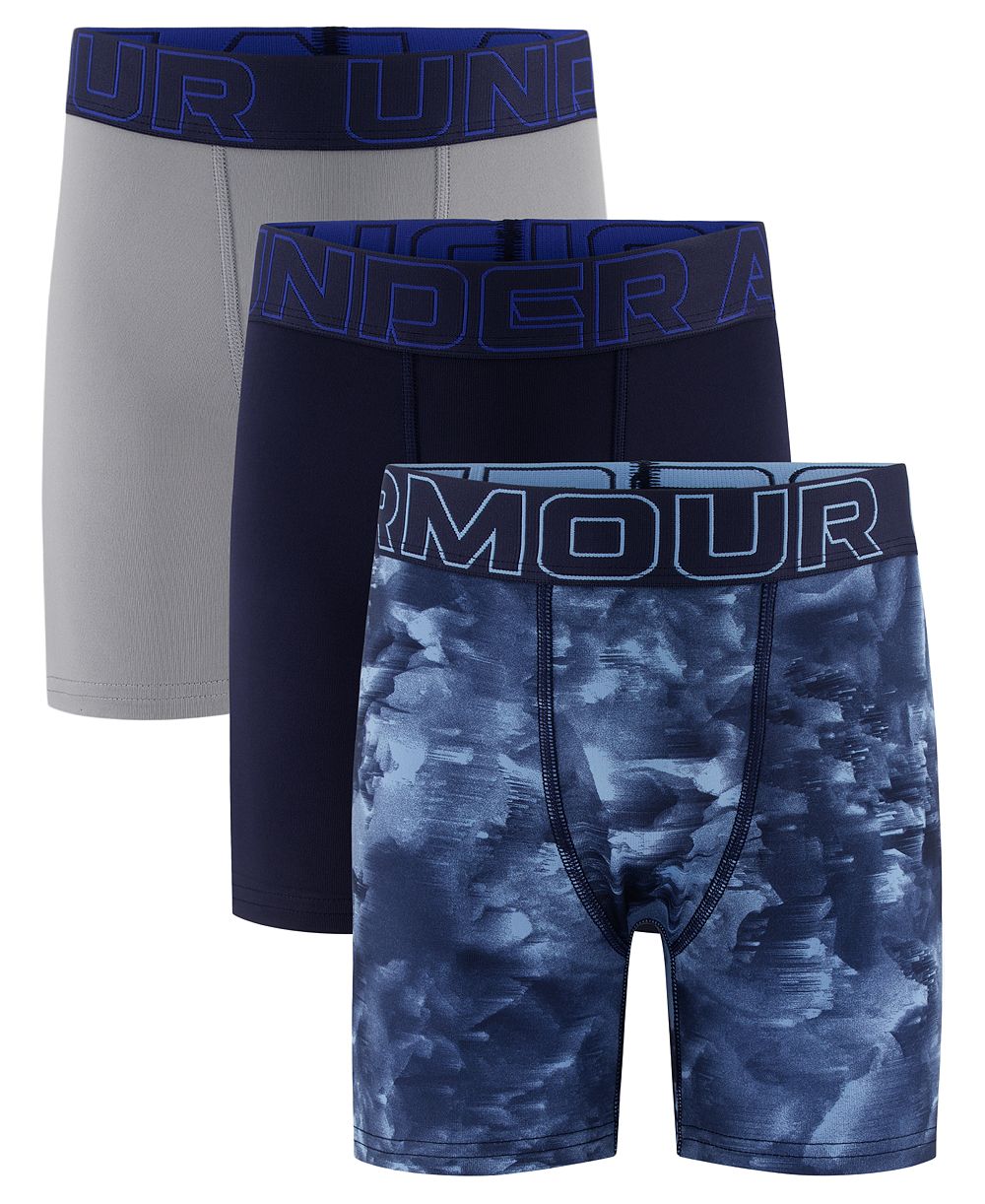 Under Armour Boy's Performance Tech Boxer Briefs, 3-Piece Set