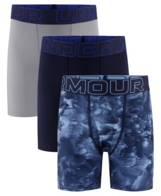 Under Armour Boy's Performance Tech Boxer Briefs, 3-Piece Set