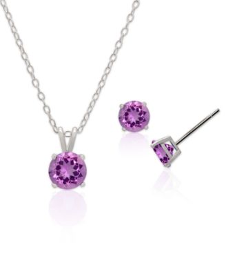 Silver/Amethyst