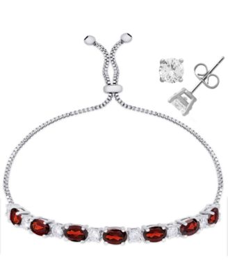 Silver/Garnet