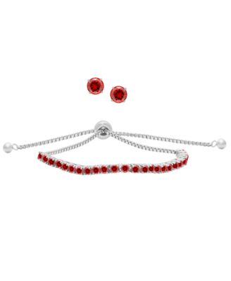 Silver/Garnet