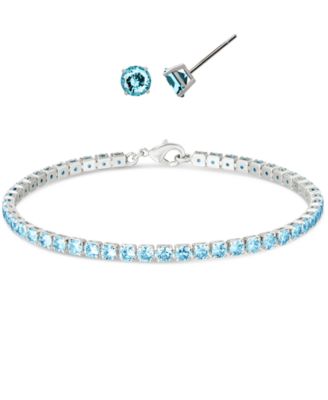 Silver/Aqua