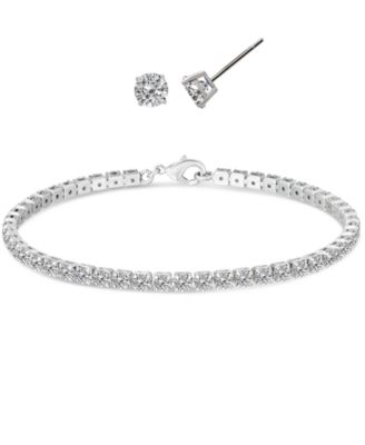 Silver/Cubic Zirconia