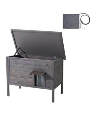 Домик для кошек VEVOR Heated Outdoor Feral Cat Shelter Waterproof