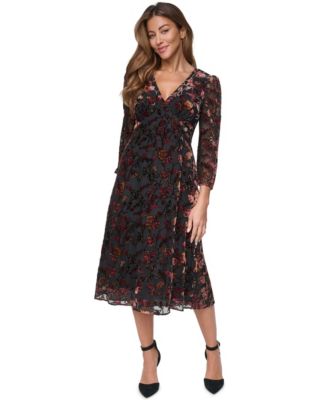 Женское платье Eliza J Open Back Floral A-Line Midi