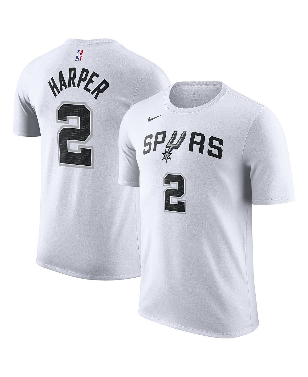 Nike Men's and Women's Dylan Harper White San Antonio Spurs Name & Number T-Shirt