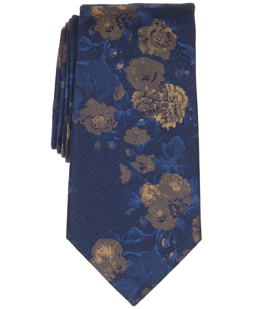 Мужской классический галстук Ted Baker London Men's Botanical Classic Tie с ботаническим принтом