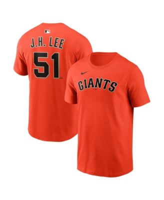 Nike Men's Jung Hoo Lee Orange San Francisco Giants Name & Number T-Shirt