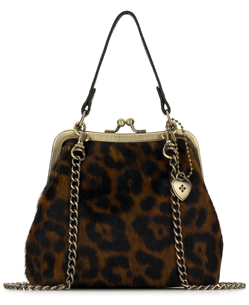 Мини-сумка через плечо Patricia Nash Mini Laureana Leopard Haircalf