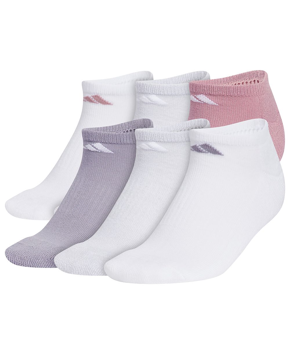 adidas Women's No-Show Cushioned Socks, 6-Pack