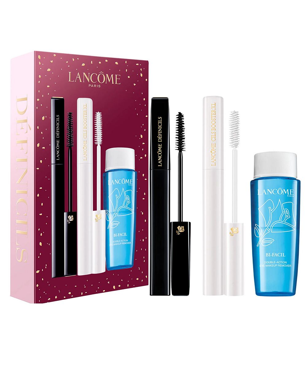 Lancôme набор из 3 средств: тушь Définicils, праймер для ресниц Cils Booster и средство для снятия макияжа Bi-Facil