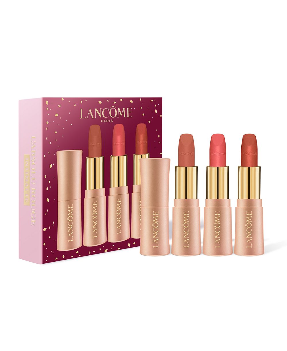 Lancôme набор из 3 помад L'Absolu Rouge Intimatte Soft Matte, подарочный набор