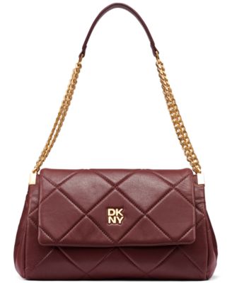 DKNY Soho Small Flap Magnetic Closure Shoulder Handbag