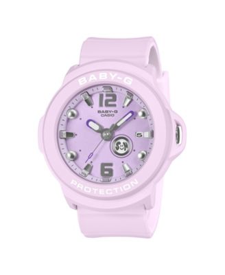 G-Shock Baby-G Женские фиолетовые аналоговые часы из смолы 42.4mm