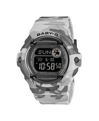 Цифровые часы G-Shock Baby-G Women's Digital Gray Resin