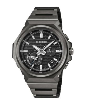 Мужские аналоговые часы G-Shock, черная нержавеющая сталь, 44.2mm
