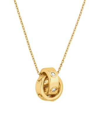 MICHAEL Michael Kors Logo Boyfriend Pendant Necklace