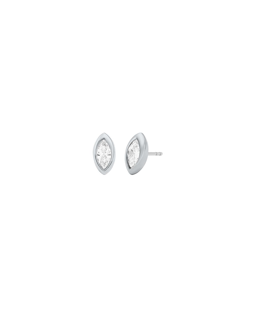MICHAEL Michael Kors Bezel-Set Marquise Stud Earrings