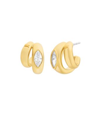 MICHAEL Michael Kors серьги-кольца Marquise Double Huggie