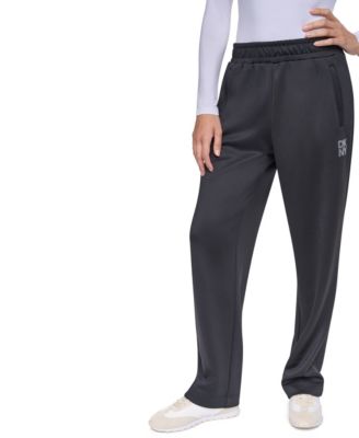 DKNY Женские трикотажные брюки с зауженным кроем и логотипом, на резинке