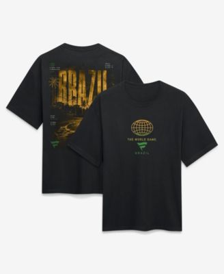 Мужская футболка Fanatics Black Brazil Streets Of The World Heavyweight