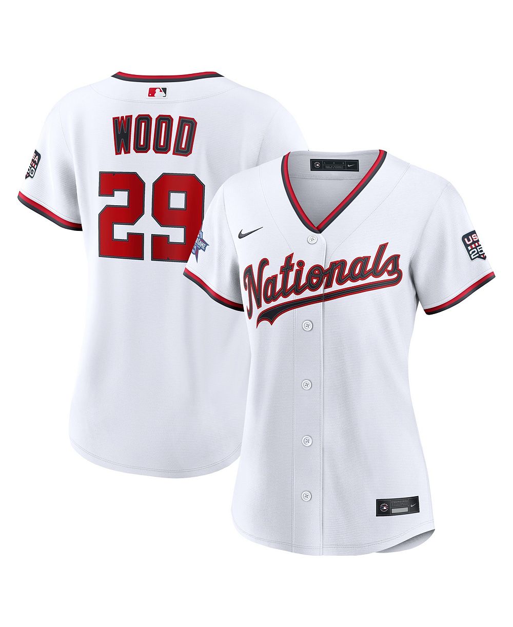 Nike Women's 2026 All-Star Game Washington Nationals James Wood White Replica Jersey