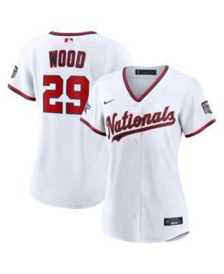 Nike Женская 2026 All-Star Game Washington Nationals James Wood White Replica Jersey
